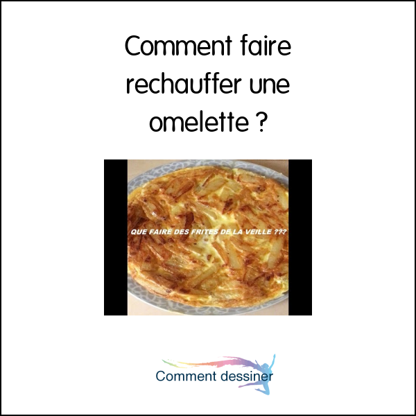 Comment faire rechauffer une omelette